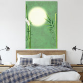 Serene Bamboo Sky Leinwanddruck (Insitu (Schlafzimmer))