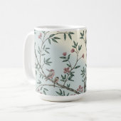 Serene Bamboo & Songbird Nature Tasse (Vorderseite Links)