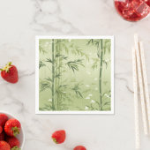 Serene Bambusblüten-Asiatisch  (1) Serviette (Beispiel)