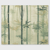 Serene Bambusblüten-Asiatisch  (3) Geschenkpapier (Flach)