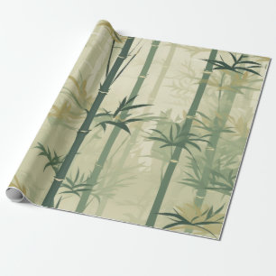 Serene Bambusblüten-Asiatisch  (3) Geschenkpapier