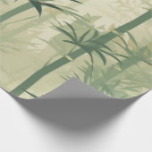 Serene Bambusblüten-Asiatisch  (3) Geschenkpapier (Ecke)