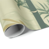 Serene Bambusblüten-Asiatisch  (3) Geschenkpapier (Rolleneckpunkt)