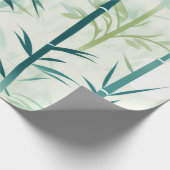 Serene Bambusblüten-Asiatisch (5) Geschenkpapier (Ecke)