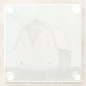 Serene Barn Glasuntersetzer (Rückseite)