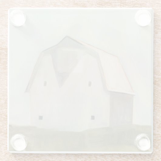 Serene Barn Glasuntersetzer (Rückseite)