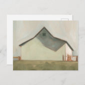 Serene Barn - Off-White Postkarte (Vorne/Hinten)