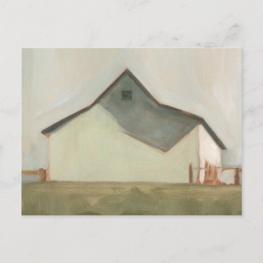 Serene Barn - Off-White Postkarte (Vorderseite)