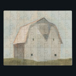 Serene Barn Puzzle<br><div class="desc">Serene Barn II von Emma Scarvey. Single-Scheune mit sanften, gedämpften Farben in einem Feld.</div>