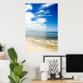Serene Beach Poster (Heimbüro)