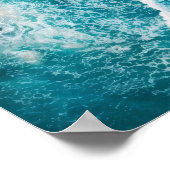 Serene Beach Sunset - Landschaftspflege Poster (Ecke)