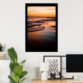 Serene Beach Sunset Poster (Heimbüro)