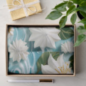 Serene Beach Szene mit Weißmeer Seidenpapier (Geschenk)