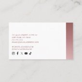 Serene Beauty Skincare, Massage Pink Termin (Rückseite)