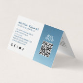 Serene Beauty Skincare, Massage, Spa Visitenkarten (Rückseite)