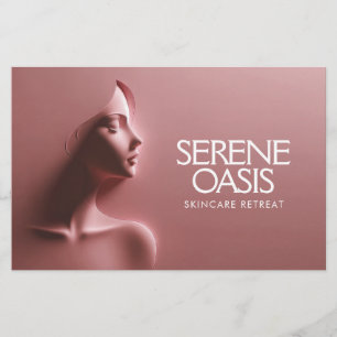 Serene Beauty Skincare, Massage, Wellness-Center R Flyer