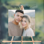 Serene Beige Minimalist Photo Acrylschild (Neutral)