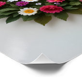 Serene besticktes Heiligtum Poster (Ecke)