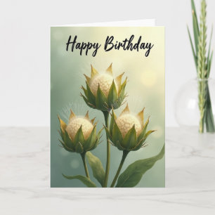 Serene Bloom Geburtstagskarte Karte