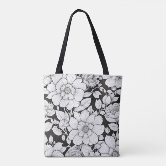 Serene Blossom Tasche (Rückseite)