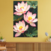 Serene Blossoms Leinwanddruck (Insitu (Wohnzimmer))