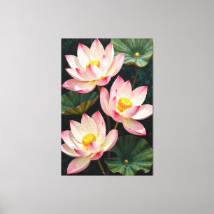 Serene Blossoms Leinwanddruck