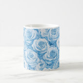 Serene Blue Blooms Kaffeetasse (Mittel)