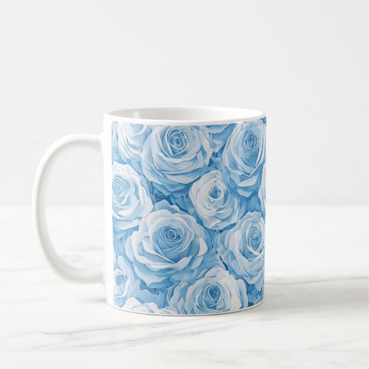 Serene Blue Blooms Kaffeetasse (Links)