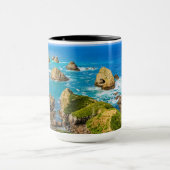 Serene Blue Coastal Nugget Point Landscape Foto Tasse (Zentrum)