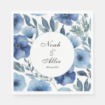 Serene Blue Floral Wedding