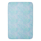 Serene Blue Krawatte-Dye Badematte (Vorderseite Vertikal)