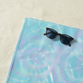 Serene Blue Krawatte-Dye Strandtuch (Beispiel)