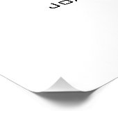 Serene Blue Poster (Ecke)