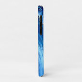 Serene Blue Wave Splashes Case-Mate iPhone Hülle (Hinten/Links)
