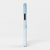 Serene Blue Wave Splashes Case-Mate iPhone Hülle (Hinten/Rechts)