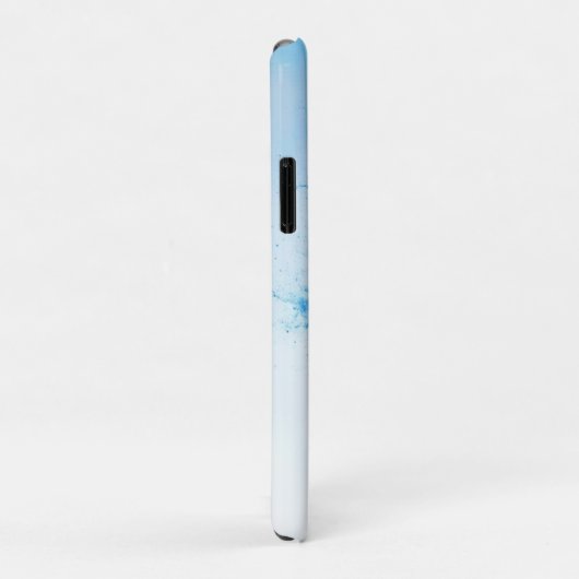 Serene Blue Wave Splashes Case-Mate iPhone Hülle (Hinten/Rechts)