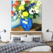 Serene Blume Vase Artwork Leinwanddruck (Insitu (Schlafzimmer))
