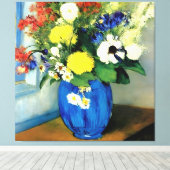 Serene Blume Vase Artwork Leinwanddruck (Insitu (Holzboden))