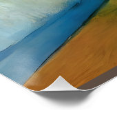 Serene Blume Vase Artwork Poster (Ecke)