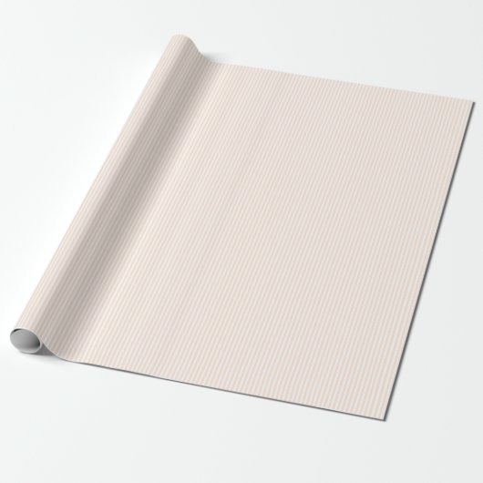 Serene Blush Pink Minimalist Stripes Geschenkpapier (Ungerollt)