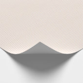 Serene Blush Pink Minimalist Stripes Geschenkpapier (Ecke)