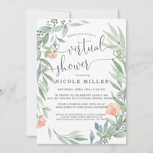 Serene Botanical | Wild Meadow Virtual Bridal (Vorderseite)
