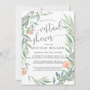 Serene Botanical Wilde Hochzeitswiese Virtueller