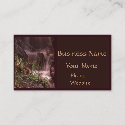 Serene Brook Visitenkarte (Vorderseite)