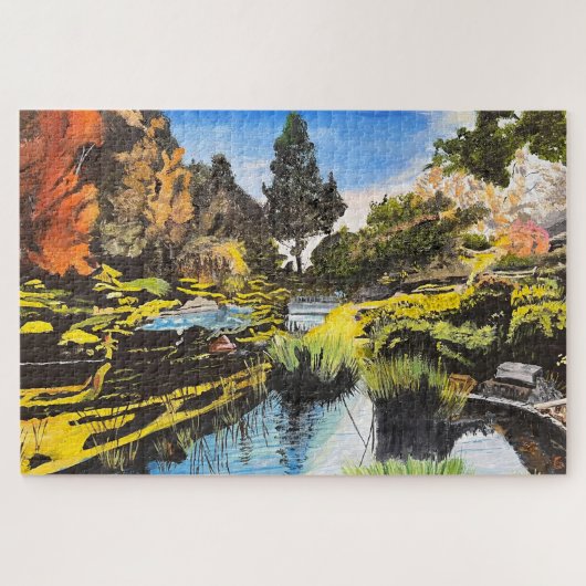 Serene Brook von Gary Poling Puzzle (Horizontal)
