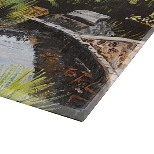 Serene Brook von Gary Poling Schneidebrett (Ecke)