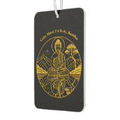 Serene Buddha Abbildung in ruhigen Gewässern Autolufterfrischer (Links)