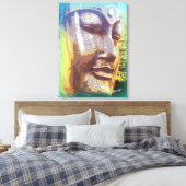 Serene Buddha Gesicht Leinwanddruck (Insitu (Schlafzimmer))