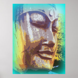 Serene Buddha Gesicht Poster