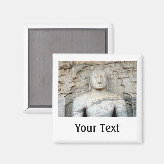 Serene Buddha Image Magnet (Vorderseite/Rückseite)